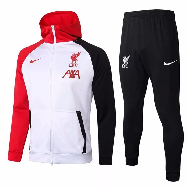 Chaqueta Con Capucha Liverpool 2020 2021 Rojo Blanco Negro